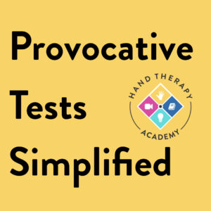 Provocative Tests Simplified